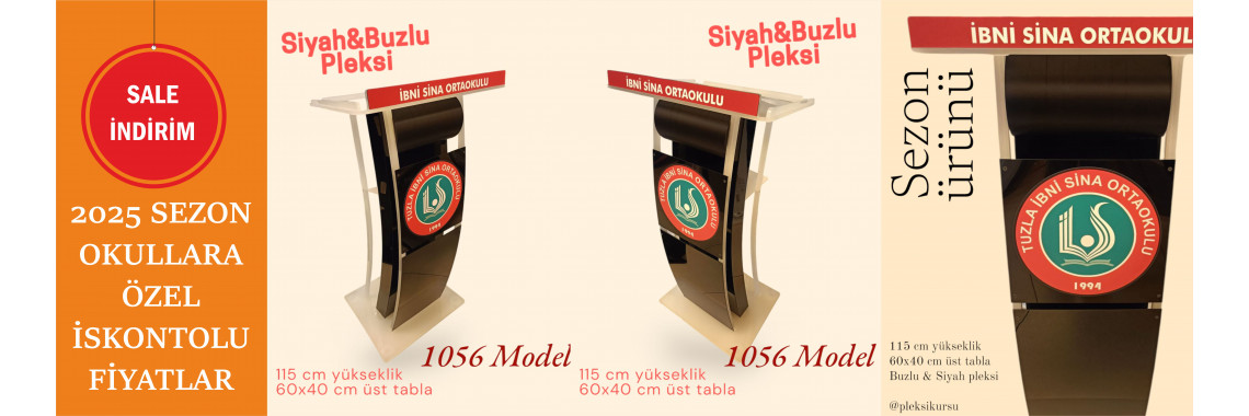 Pleksi Kürsü 1056 Model