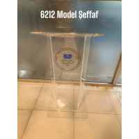 Şeffaf Kürsü 10 mm Premium 6212 model 
